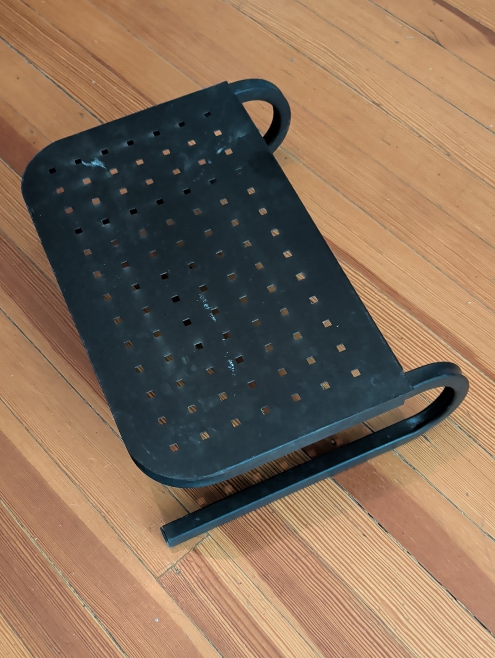 Black Vented Monitor Stand Riser Home Office Back To School
